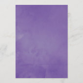 Advies over mosterd Violet Floral Vrijgezellenfees (Achterkant)