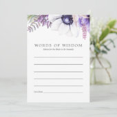 Advies over mosterd Violet Floral Vrijgezellenfees (Staand voorkant)