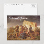 Advies over Prairie van William Ranney, Dank U Briefkaart (Voorkant / Achterkant)