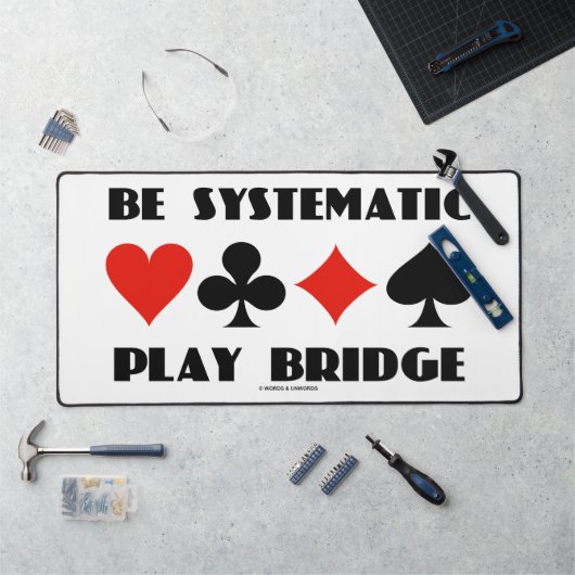Advies over vier Kaarten systematisch afspelen Bureaumat (Werkstation)