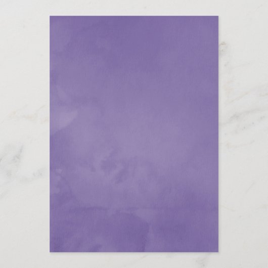 Advies over waterverf Violet Poppy Floral Baby sho (Achterkant)