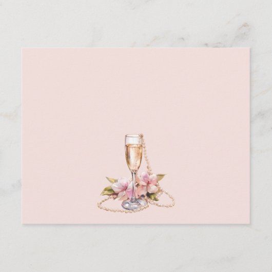 Advies Parels Petals Prosecco Vrijgezellenfeest Informatiekaartje (Achterkant)