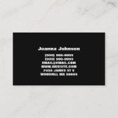 Advies, Therapist, Spiritueel, Life Coach Visitekaartje (Achterkant)