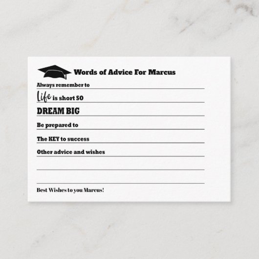 Advies van afstuderen wint Afstudeerder (Voorkant)