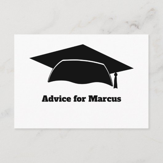 Advies van afstuderen wint Afstudeerder Informatiekaartje (Achterkant)