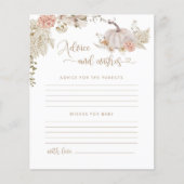 Advies van Boho-herfst en wensen voor ouderenkaart (Voorkant)