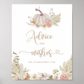 Advies van Boho herfst en wenst poster (Voorkant)