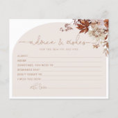 Advies van Boho herfst en wenst vrijgezellenfeest (Voorkant)