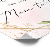 Advies van Burgundy floral gold voor het mohamteke Poster (Hoek)