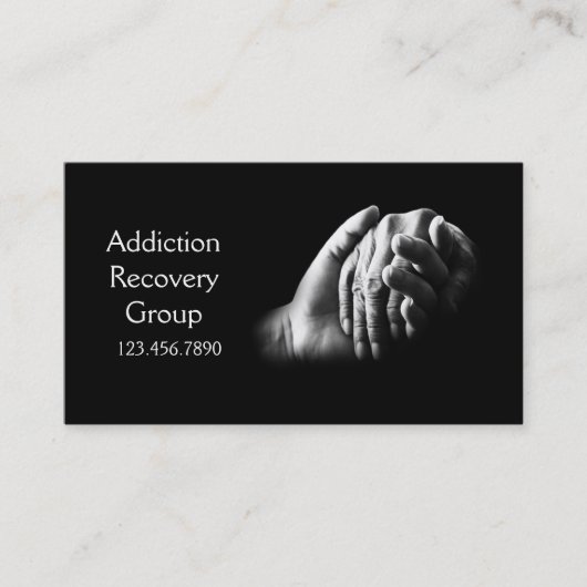 Advies van de Addication Recovery Group Visitekaartje (Voorkant)