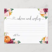 Advies van de herfst van Burgundy en wenst vrijgez (Voorkant)