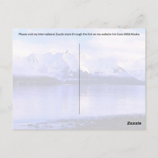 advies van de oceaan - Briefkaart (Achterkant)