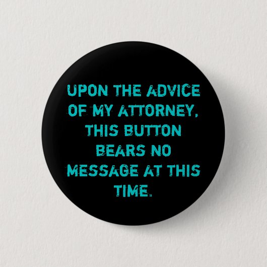 Advies van de procureur ronde button 5,7 cm (Voorkant)