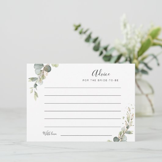 advies van de waterverf eucalyptus greenery (Staand voorkant)