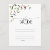 Advies van de Waterverf van de zomerbloem aan de b Briefkaart (Voorkant)