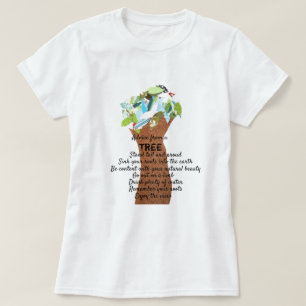 Advies van een boom t-shirt
