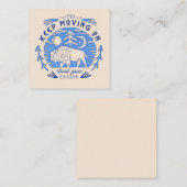 Advies van een Buffalo Notitiekaartje (Voorkant / Achterkant)