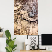 Advies van een Caterpillar (1916) door A. Rackham Poster (Thuiskantoor)