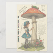 Advies van een Caterpillar Wonderland Briefpapier (Voorkant / Achterkant)