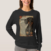 Advies van een Dachshund T-shirt (Voorkant)