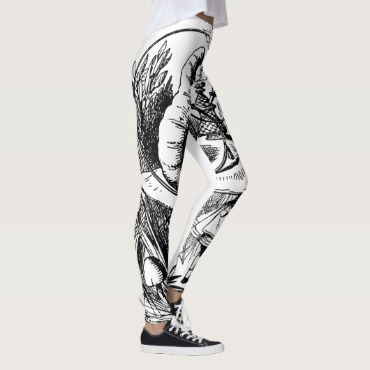 Advies van een derde pijler leggings (Rechts)