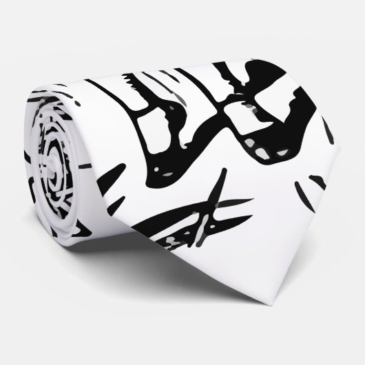 Advies van een derde pijler stropdas (Opgerold)