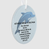 Advies van een Dolphin Acryl Ornament (voorkant)