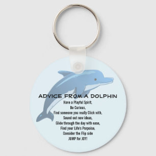 Advies van een Dolphin-Button Sleutelhanger