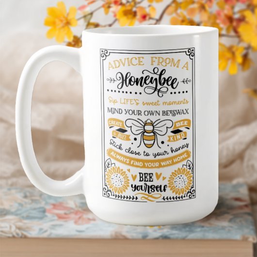 Advies van een Honeybee Koffiemok