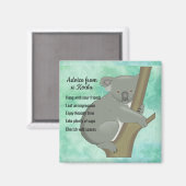 Advies van een Koala Design Magnet (Voorkant / Achterkant)