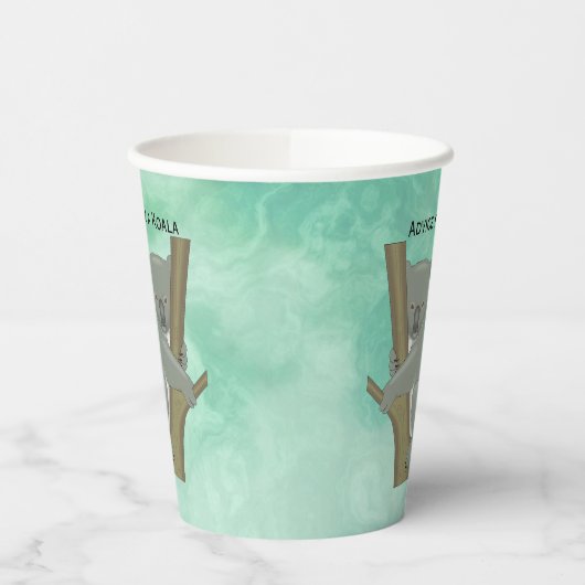 Advies van een Koala Design Paper Cups Papieren Bekers (Links)