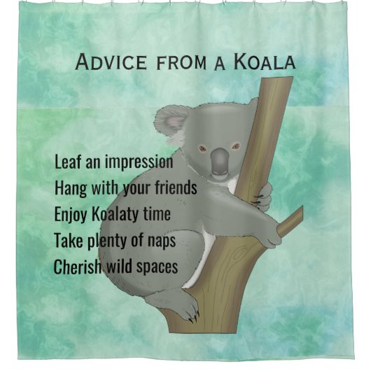 Advies van een Koala Design Shower Curtain Douchegordijn (Voorkant)