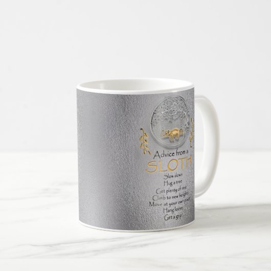 Advies van een oerwoud met de laatste kerstcadeaus koffiemok (Voorkant rechts)