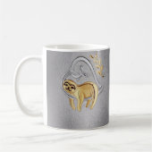 Advies van een oerwoud met de laatste kerstcadeaus koffiemok (Links)