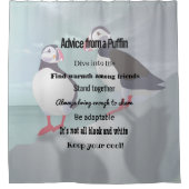 Advies van een Puffin Design Douchegordijn (Voorkant)