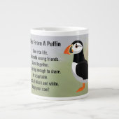 Advies van een Puffin Design Grote Koffiekop (Voorkant)