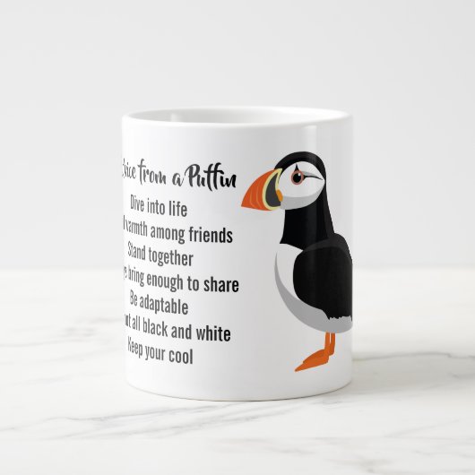 Advies van een Puffin Design Grote Koffiekop (Voorkant)