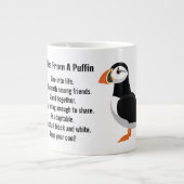 Advies van een Puffin Design Grote Koffiekop (Voorkant)
