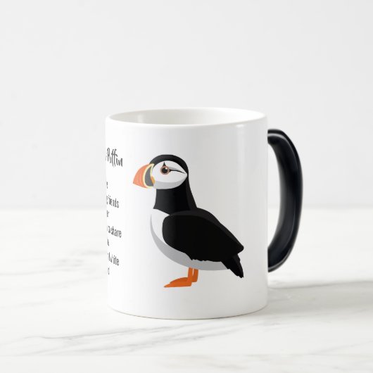 Advies van een Puffin Design Magische Mok (Voorkant rechts)