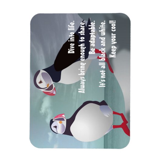 Advies van een Puffin Design Magnet Magneet (Verticaal)