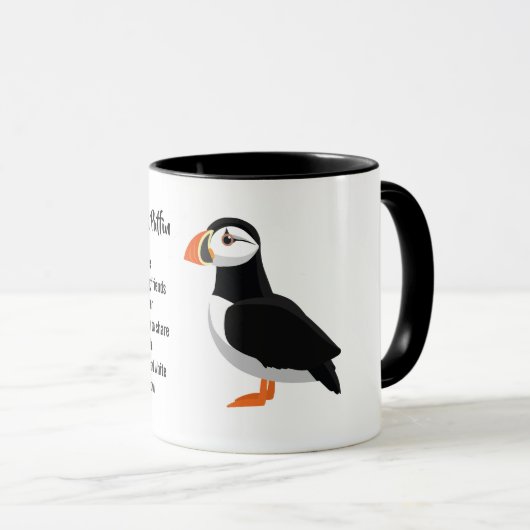 Advies van een Puffin Design Mok (Voorkant rechts)