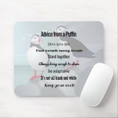 Advies van een Puffin Design-Muismat Muismat (Met muis)