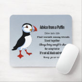 Advies van een Puffin Design-Muismat Muismat (Met muis)