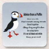 Advies van een Puffin Design Onderzetter (Voorkant)