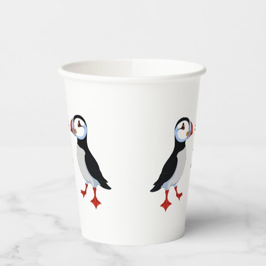 Advies van een Puffin Design Papieren Bekers (Links)