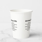 Advies van een Puffin Design Papieren Bekers (Rechts)