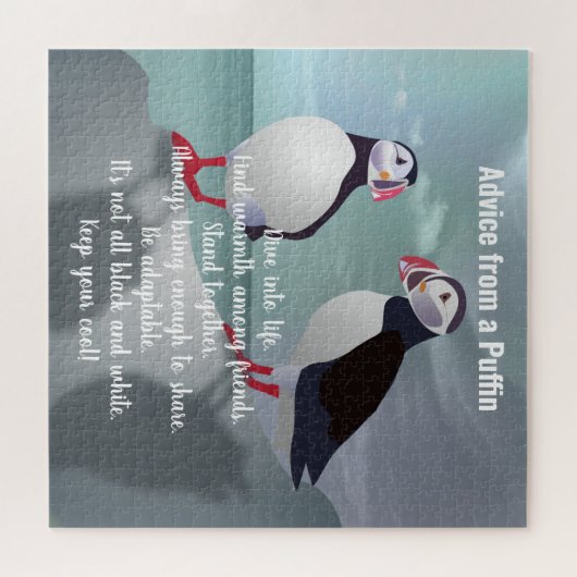 Advies van een Puffin Design-puzzel Legpuzzel (Horizontaal)