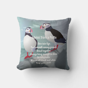 Advies van een Puffin Design Sierkussen
