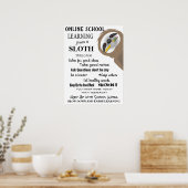 Advies van een sleuf voor online leren poster (Keuken)