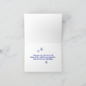 Advies van een sneeuwvlok kaart (Binnen)